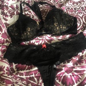 Adore me bra (36D) and panties (M) set